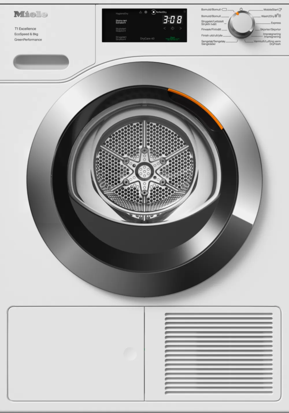 Miele Tef765Wp Ecospeed&8Kg Lotushvid New